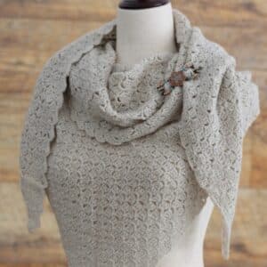 Vintage Linen Shawl Crochet Pattern